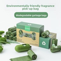 Sacs à déchets pour animaux de compagnie biodégradables, épaissis, écologiques, certifiés EPI, en polyéthylène haute densité, type enroulable