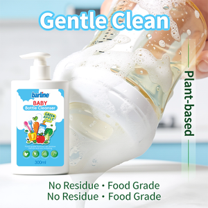 Liquide de nettoyage pour biberons et vaisselle pour bébés Barline 100% naturel, de qualité alimentaire, doux et non toxique - Product Image 2
