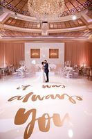 Autocollants personnalisés pour piste de danse de mariage, décalcomanies pour fête de Quinceañera, logo, fleurs pour Sweet 16, autocollants pour piste de danse d'anniversaire