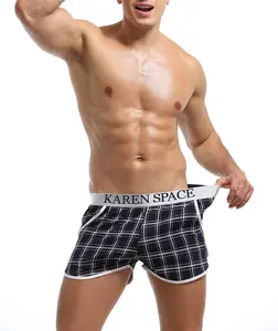 Karen Space 2023 men's cotton comfortable elastic pants and shorts underwear Square joker quality Be at leisure convenient