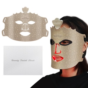 Masque facial LED rouge flexible en silicone MEIJIU, thérapie par la lumière infrarouge, 4 couleurs, appareil pour les soins de la peau à domicile - Product Image 5