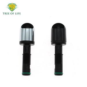 Porsche Headlight Washer Nozzle Caps Silver Black <b>Clip</b> On Front <b>Bumper</b> Trim Covers 99762826300 97062825100 - Product Image 1