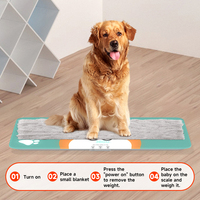 Báscula Digital Moderna de Vidrio Templado con Pantalla LED de Alta Calidad para Uso Doméstico, 100 kg, 10 g, para Pesar Animales y Niños