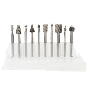 Juego de 6 cabezales de limado rotatorios pequeños de acero de alta velocidad para carpintería, herramientas eléctricas de bricolaje para lijado y recorte, discos de lijado - Product Image 1