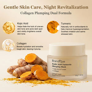 Máscara Facial de Colágeno para Cuidados com a Pele, Hidratante, Anti-Envelhecimento, Firmadora, Clareadora e Iluminadora, Máscara Facial Noturna - Product Image 4