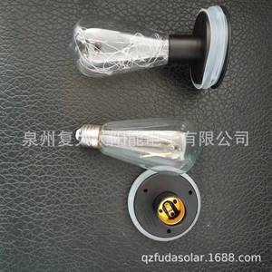 Solar Powered Edison Bulb Lamp With <b>Motion</b> <b>Sensor</b> Rechargeable Glass Decorative <b>Lighting</b> For Indoor Outdoor Use - Product Image 3