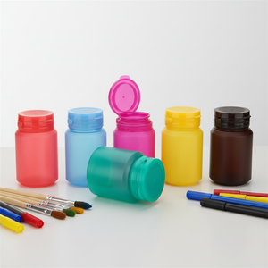 Wholesale 40ml 50ml 100ml 200ml 275ml Plastic <strong>Bottle</strong> With Tear Off Cap, Xylitol Chewing Gum Candy Medicine Pill Empty Container - Product Image 1
