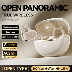 Écouteurs intra-auriculaires M136 avec clip d'oreille, suppression du bruit, appels HD et son 720p °   Son spatial cinématique - Product Image 5