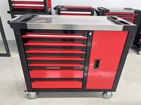 Gabinete/Carrito/Caja de Herramientas de Acero Resistente para Mecánicos con Juego de 322 Piezas para Reparación de Automóviles