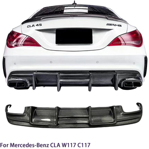 ดิฟฟิวเซอร์หลังคาร์บอนไฟเบอร์แท้ รุ่น FD สำหรับรถยนต์ CLA-Class W117 C117 ปี 2013-2020 - Product Image 1