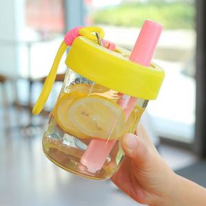 Vaso de Agua Personalizado de Tritán con Pajita, Diseño Atractivo, Portátil, para Deportes - Product Image 1