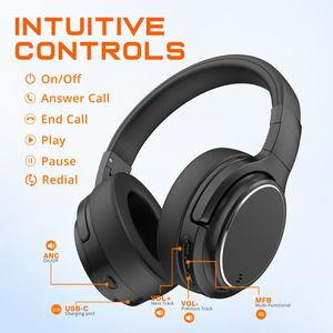 Vente en gros <span class=keywords><strong>Casque</strong></span> d'écoute <span class=keywords><strong>sans</strong></span> <span class=keywords><strong>fil</strong></span> à réduction <span class=keywords><strong>de</strong></span> bruit personnalisé <span class=keywords><strong>haut</strong></span> <span class=keywords><strong>de</strong></span> <span class=keywords><strong>gamme</strong></span> Max Airline Aviation Headphones <span class=keywords><strong>Gamer</strong></span> Microphone - Product Image 6