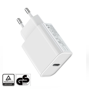 Cargador de pared estándar GRS EU ROHS 20W Cargador de velocidad rápida de un solo puerto de para iPhone 12 11 <span class=keywords><strong>pro</strong></span> Max - Product Image 1