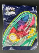 Globos de Fiesta Super Globo de 10 Pulgadas, Colores Surtidos, Redondos, de Látex, para Decoración de Cumpleaños Infantiles - Product Image 3