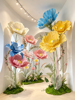 Kleurrijke handgemaakte zachte EVA oversized bloemendecoratie in bulk voor boetieks, winkelcentra & terug-naar-school decoratie