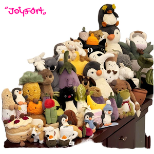 Peluche ours super douce de style Jellycat, série animaux, avec coton PP, petite poupée bouclée, âge 14+ - Product Image 3