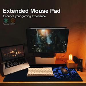 Tapis de souris chauffant pour gaming, grand format, antidérapant, avec bords longs cousus – Meilleures ventes - Product Image 6