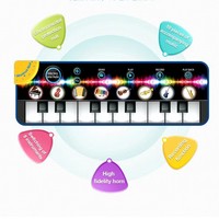 Educational Music Pad Portable Musical Instrument Electric Pedal Piano Keyboard Mat Musical Floor Mat for Kids