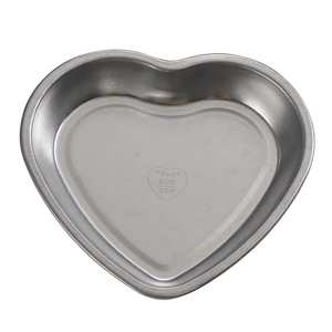 304 Stainless Steel Snack Plate Heart Shape Rectangular Oval With Sauce Dish For French Fries Fried Chicken Bar KTV Use - Product Image 5