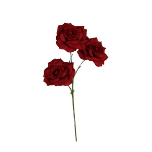 Fleurs artificielles en diamant à 3 têtes pour la décoration de la maison, ornements de table et de table basse, parfaits pour les arrangements de lieux de mariage - Product Image 5