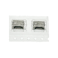 Conector hembra Micro USB tipo B Conector hembra de carga de soldadura MicroUSB SMD de 5 pines