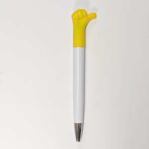 Bút bi hình cử chỉ hoạt hình sáng tạo, nhiều màu mực, viết êm, thân nhựa, xoay ngón tay cái - Product Image 5