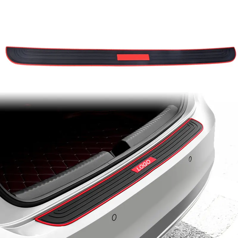 PUERXIN 범용 장식 고무 스티커 자동차 액세서리 비닐 사이드 랩 프로텍터 슬리퍼 가드 자동차 트렁크 씰 범퍼 스티커