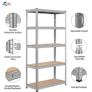 High-Capacity Storage Racks &amp; Warehouse Shelving Units Heavy Duty <strong>Metal</strong> <strong>Racking</strong> <strong>System</strong> for Industrial/Home Use - Product Image 3