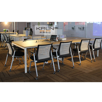 Table de réunion rectangulaire sur mesure de haute qualité 2026 pour salle de conférence, mobilier de salle de réunion, bureau de formation avec prise intégrée