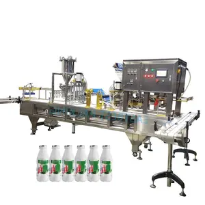 Dairy Drink/Litchi Juice HDPE Bottle Filling And Sealing Machines Imported From China