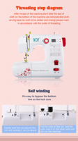 VOF nouveau FHSM-702 électronique ménage Quilting Machines professionnel Zigzag vêtement Machine à coudre