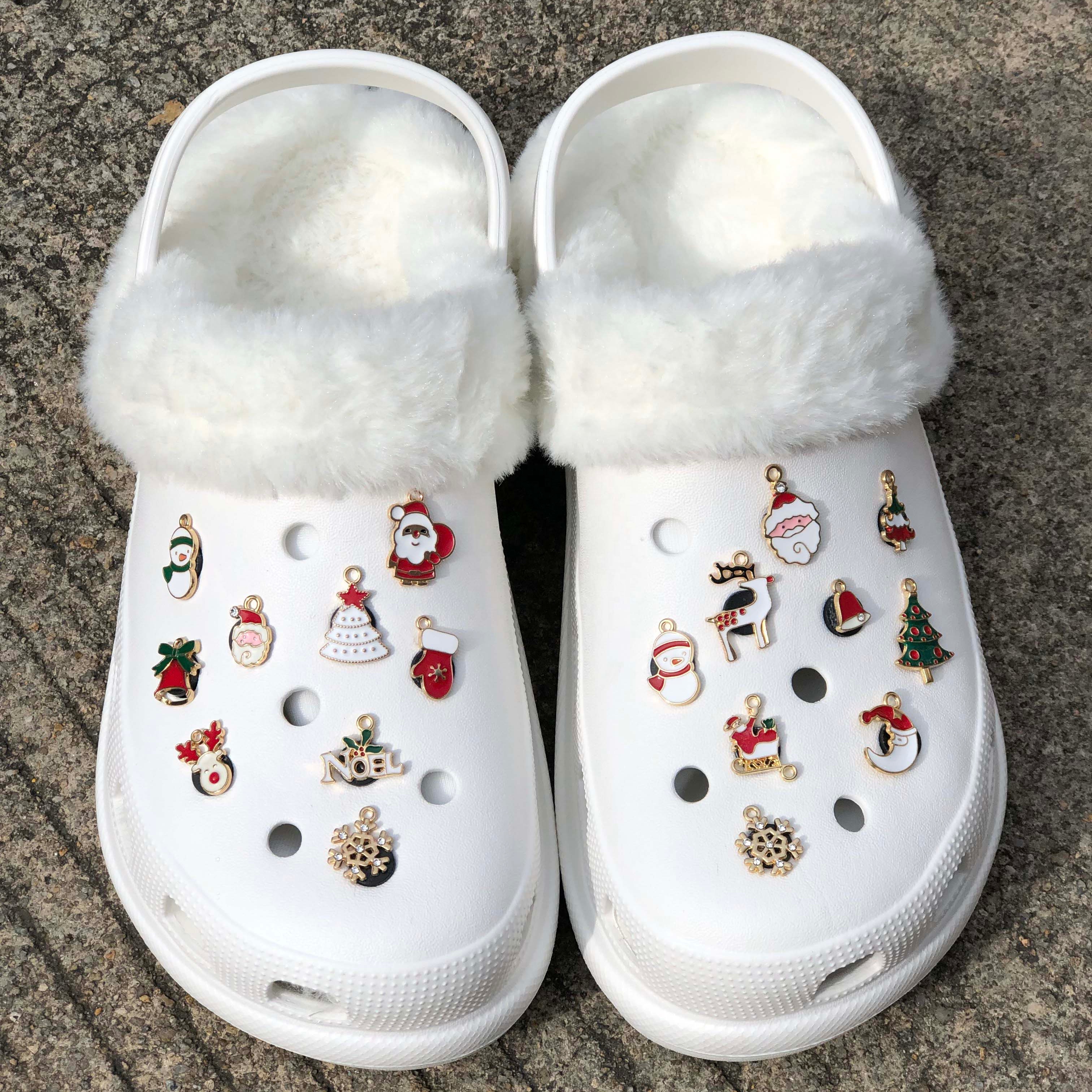 Winter plus velvet waterproof cotton slippers dual-use plastic snow boots non-slip confinement cotton shoes for women