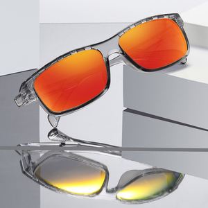 Lunettes de soleil sportives polarisées pour hommes 2024, monture carrée intégrale, protection UV, personnalisables avec logo, idéales pour la pêche et la conduite, en polycarbonate (PC) – Le meilleur choix - Product Image 2
