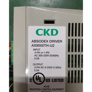 Contrôleur de moteur CKD ABSODEX AX9000TH-U2 pour équipement industriel, commande de moteur haute performance CKD AX9000TH-U2 - Product Image 4