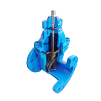 Vanne à opercule à tige non montante DIN3352 F4 DN200 PN16 en fonte ductile pour système de distribution d'eau