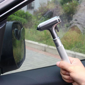 Marteau de sécurité multifonctionnel en alliage de zinc argenté 3-en-1 pour briser les vitres, évasion, survie et défense personnelle en voiture - Vente en gros - Product Image 6