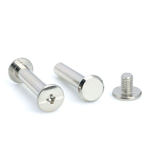 Bag Hardware SS304 SUS Leather Stud Nail Belt <strong>Chicago</strong> Screws 4mm Rivets for Photo Albums Crafts Wallet Bag <strong>Parts</strong> Accessories - Product Image 6