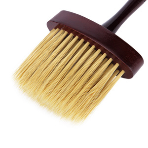 Brosse à cheveux rectangulaire à poils, manche long en bois, pour salon de coiffure et nettoyage du cou - Product Image 5
