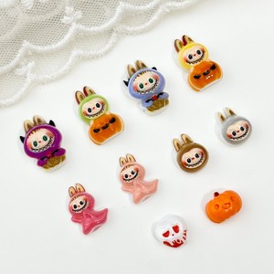 Personaje de dibujos animados de Halloween bosque elfo arte encantos líder Tribal calabaza fantasma decoraciones Diy Ballet uñas Accesorios - Product Image 3