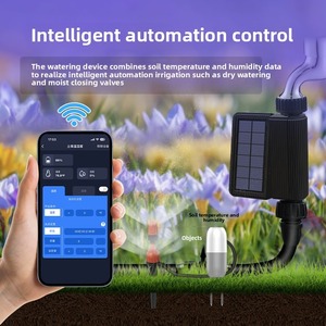 Système d'irrigation intelligent WiFi <span class=keywords><strong>Arrosage</strong></span> <span class=keywords><strong>automatique</strong></span> des plantes à énergie <span class=keywords><strong>solaire</strong></span> avec capteur d'humidité du sol - Product Image 3