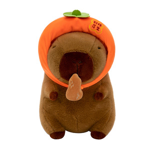 Coussin en peluche Capybara cacahuète, jouet en peluche doux, mignon, Kawaii, personnage de <span class=keywords><strong>dessin</strong></span> <span class=keywords><strong>animé</strong></span>, poupée en peluche, cadeau d'anniversaire pour filles - Product Image 6