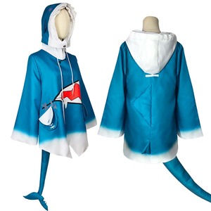 Costume da Squalo ENG per Cosplay di Gawr <span class=keywords><strong>Gura</strong></span> di Hololive per Festa di Halloween Femminile IDOL-003 - Product Image 6