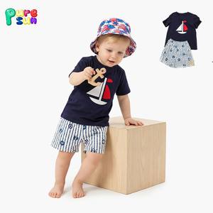 Set di Abbigliamento per Bambini Stile Americano 4 Luglio Puresun, Cotone Organico con Applicazioni, Completi Personalizzati per Ragazzi - Product Image 2