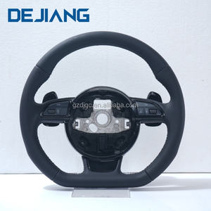 <span class=keywords><strong>Volante</strong></span> Deportivo Semi-Perforado para <span class=keywords><strong>Audi</strong></span> S6 S7 <span class=keywords><strong>A4</strong></span> A5 A6 A7 Q3 A3 S3 S8 R8 Q5 Q8 <span class=keywords><strong>S</strong></span>-<span class=keywords><strong>Line</strong></span>, Base Plana de Cuero, Plug-and-play - Product Image 2