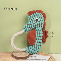 Jouet pour chien en peluche dinosaure Pawstar, jouet à mâcher durable en velours côtelé, queue en corde de coton, rembourrage en coton PP, jouet couineur pour animaux de compagnie, vente en gros OEM ODM