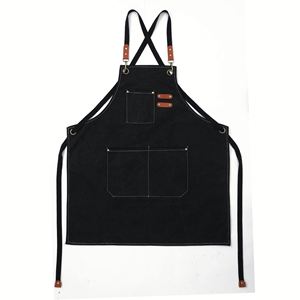 Tablier De Cuisine Salon <b>Aprons</b> Chef Barista Bbq Bar Hairdresser <b>Kitchen</b> <b>Apron</b> for Women Restaurant Server - Product Image 3