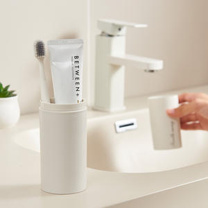 Moritaka Faction – tasse de voyage pour brosse à dents, boîte de rangement portable en plastique pour soins bucco-dentaires, pour adultes, format voyage - Product Image 4