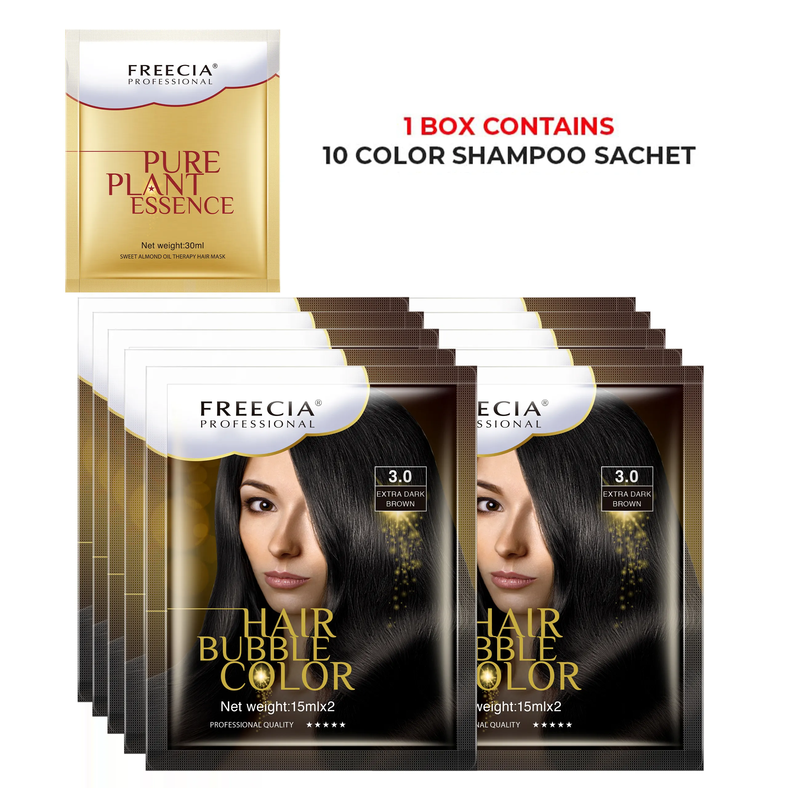 Black Hair color Shampoo Instant Hair Dye for Men Women Black Color with Natural Ingredients