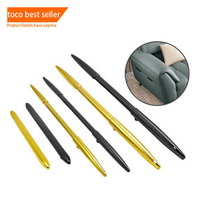 लोकप्रिय सोने के बटन के साथ टोको रहने वाले कमरे के सोफे बूथ हरे दौर की राख धातु बकसुआ बटन - Product Image 6