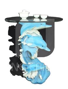 Trang trí polyresin trang trí bức tượng cá bàn trà thủy tinh Bàn cà phê - Product Image 4